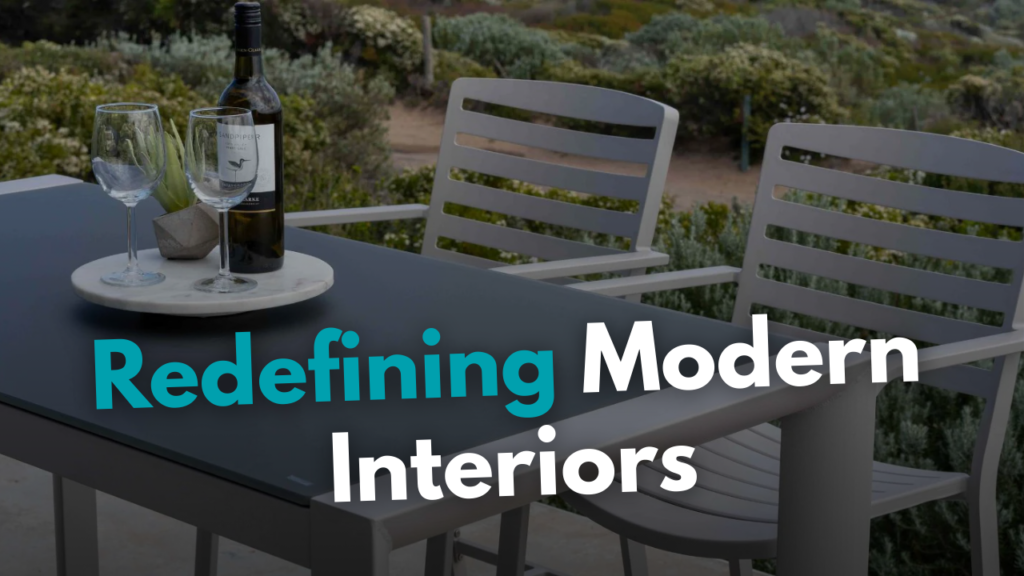 How Custom Aluminum Furniture is Redefining Modern Interiors